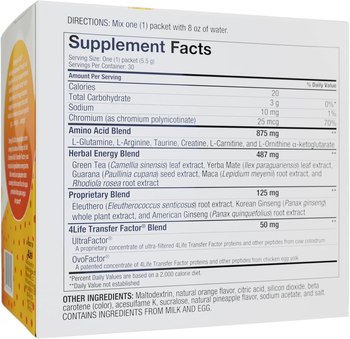 Go Stix® Orange Citrus - 4Life Transfer Factor Products