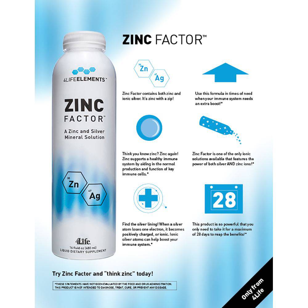 Zinc Factor™ - 4Life Transfer Factor Products